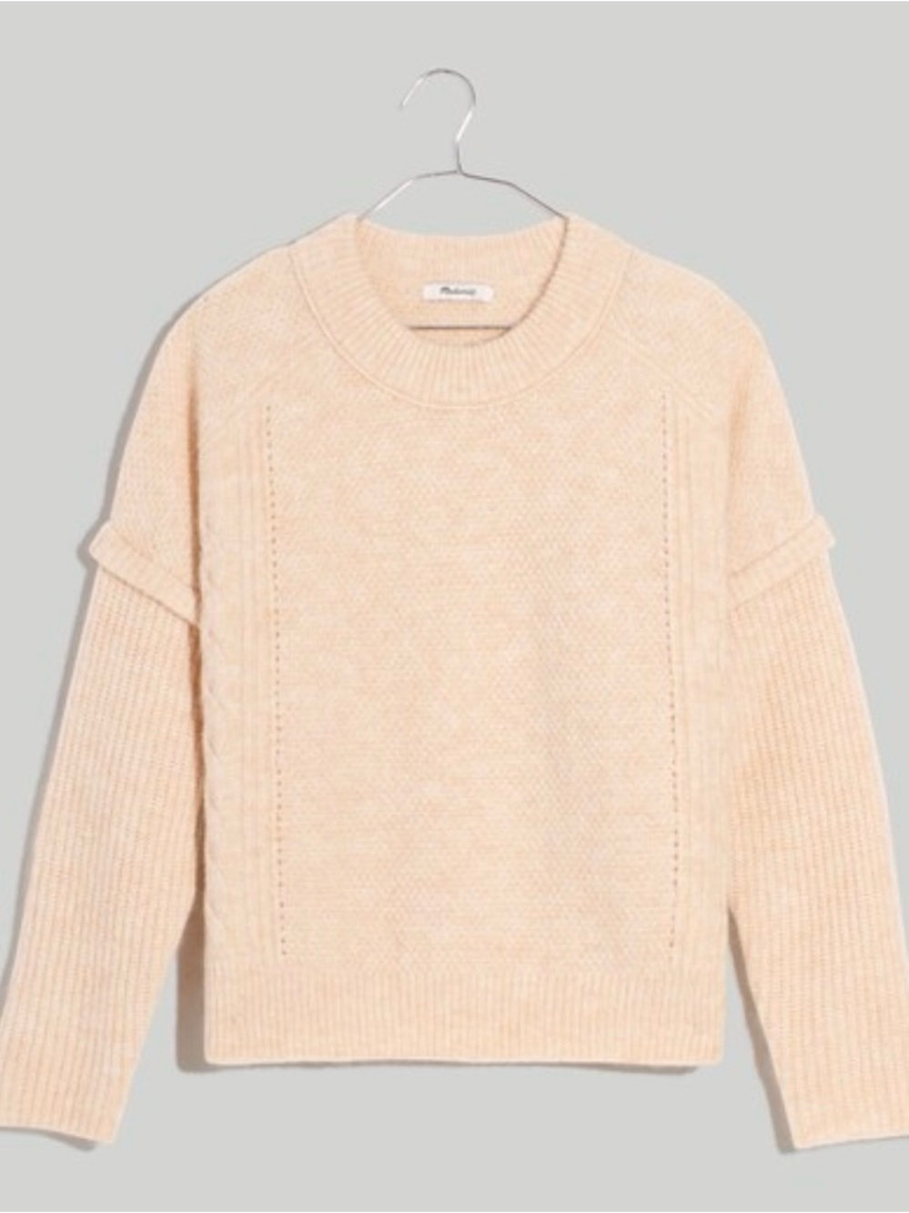 Madewell Cable Havener Pullover Sweater